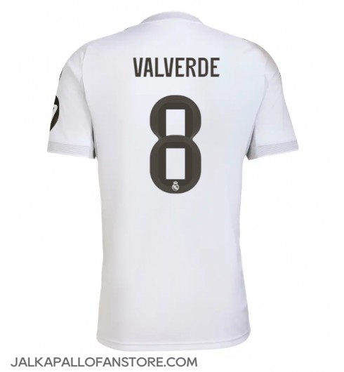 Real Madrid Federico Valverde #8 Kotipaita 2025-26 Lyhythihainen Real Madrid Federico Valverde #8 Kotipaita 2025-26 Lyhythihainen